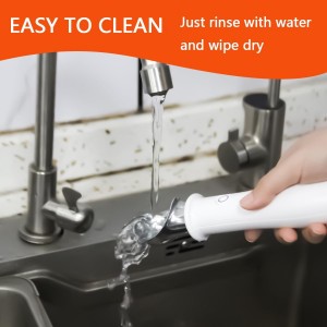 Heated Ice Cream Scoop Rechargeable – Upgraded 2026 Electric Warming Scooper for Rock Hard Ice Cream, Dual Temp 113℉/140℉, Safety Lock & Waterproof Ergonomic Handle (White)