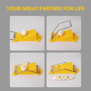 2 PACK Multi-purpose Stainless Steel Wire Boiled Egg Slicer,Cuts 10 Slicers for Luncheon Meat,Cheese,Butter,Banana,Avocados