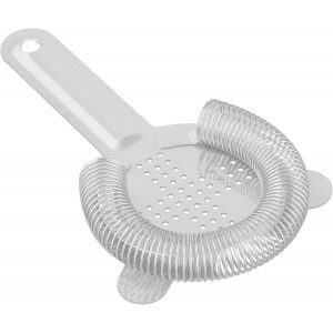 6 PCS Cocktail Strainer Bulk, 3.9 X 6.5 Inch Stainless Steel Bar Strainer, Bar Tools Drink Strainer for Home and Professional Bartenders