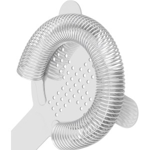 6 PCS Cocktail Strainer Bulk, 3.9 X 6.5 Inch Stainless Steel Bar Strainer, Bar Tools Drink Strainer for Home and Professional Bartenders