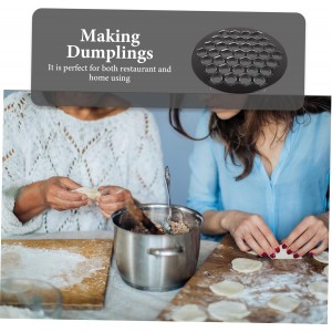Dumplings Maker 37-Hole Zinc Alloy Press Dumpling Skin Mold Kitchen Tool 10.23X10.23X1.18In for Quick Home Cooking and Family Meal Prep