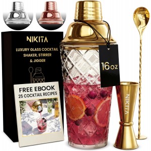 Nikita Cocktail Shaker, 5-Piece Martini ...