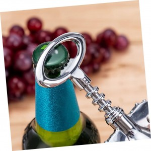 Cabilock Premium Red Wine Corkscrew Opener Wing Corkscrew Foil Cutter Heavy Duty Zinc Alloy Easy to Use for Home Restaurants and Bartenders