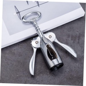 Cabilock Premium Red Wine Corkscrew Opener Wing Corkscrew Foil Cutter Heavy Duty Zinc Alloy Easy to Use for Home Restaurants and Bartenders