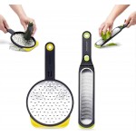 Dreamfarm Kitchen Tools Set - Ograte & Ozest - Dual-Sided Ultra-fine Grater & Self-Cleaning Zester with Snap-On Covers - Kitchen Essentials for Grating & Zesting - BPA-Free & Dishwasher Safe
