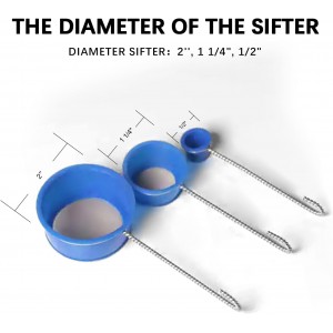 Sifter for Enamels Glass Powders DIY Enamel Starter Tool Lightweight Enameling Sifters (1/2