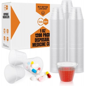 Turbo Bee Disposable Medicine Cups (1 oz...