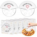30Pcs Pizza Cutter Wedding Party Favors for Guests, White Mini Stainless Steel Pizza Cutter with Gift Box for Bridal Decoration Baby Shower Return Souvenirs Guest Prizes