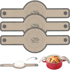 3 PCS Silicone Bread Sling for Dutch Ove...