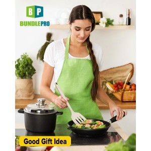 Pack of 2 Silicone Spatula Turners, Non Stick Slotted Kitchen Spatula Set, Heat Resistant BPA Free Kitchen Utensils, One-Piece Design, Suitable for Flipping Fish, Eggs, Steak, Pancakes(KHAKI)