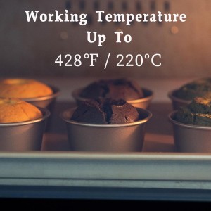 3.5-Inch Mini Angel Food Cake Pan Set,6pcs Nonstick Fluted Tube Pan,Small Chiffon Baking Cup, Carbon Steel Round Cake Mold,Tube Bakeware for Oven Baking for Making Jello,Chocoflan,Flan(Gold)