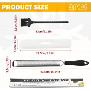 Zester Grater,Zester Tool,Pro Kitchen Tool For Cheese Vegetable Ginger Garlic Nutmeg Citrus Lime Orange Fruit Zester,