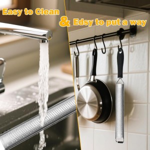 Zester Grater,Zester Tool,Pro Kitchen Tool For Cheese Vegetable Ginger Garlic Nutmeg Citrus Lime Orange Fruit Zester,