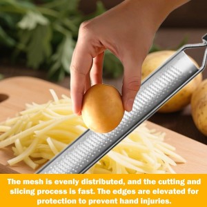 Zester Grater,Zester Tool,Pro Kitchen Tool For Cheese Vegetable Ginger Garlic Nutmeg Citrus Lime Orange Fruit Zester,