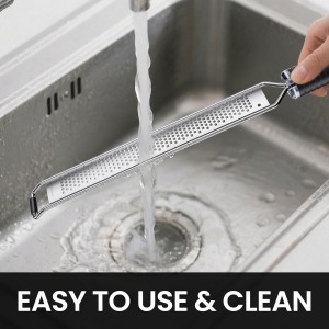 Lemon Zester with Non-Slip Handle,Cheese Grater for Kitchen,15 inch