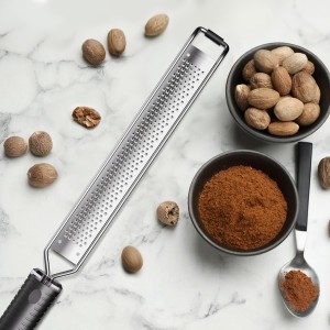 Lemon Zester with Non-Slip Handle,Cheese Grater for Kitchen,15 inch