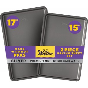 Wilton Silver 2- Piece Non-Stick Baking ...