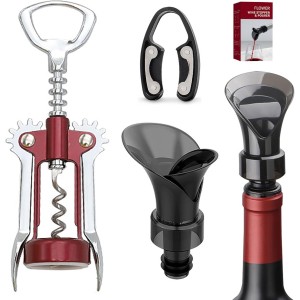 Wine Opener, Zinc Alloy Premium Wing Cor...