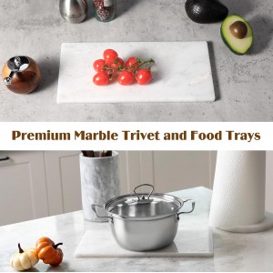 Natural Marble Trivet 12