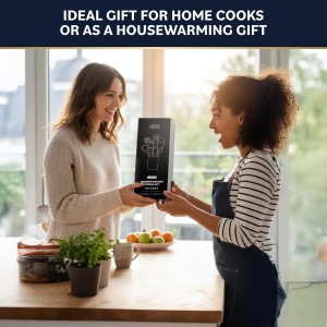 Home Hero Wooden Utensil Set 11 Pcs – Natural Teak Wooden Kitchen Utensils Set with Sturdy, Easy-to-Clean Wooden Spoons for Cooking – Non-Scratch Teak Cooking Utensils (11 pcs)