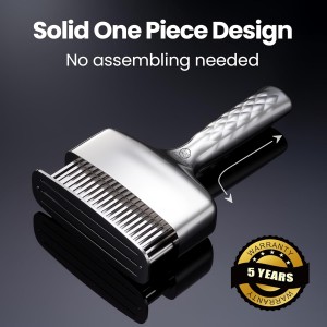 Meat Tenderizer Tool, Stainless Steel Blade Tenderizer for Meat – Extra Long Handle, Rustproof One-Piece Meat Tenderizer Mallet & Hammer, Steak Cooking Accessories, No Assembly Needed, 5-Year Warranty