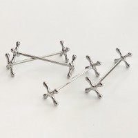 304 Stainless Steel Chopstick Spoon Holder Fork Cutlery Dinner Knife Rest Set 4Piece