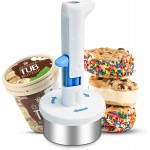 Ice Cream Sandwich Maker Tool, Stainless Steel Ice Cream Cookie Sandwich Maker, Easy Release Sandwich Cookie Scoops, Creative Ice-Cream Burger Making, For Kitchen, Dessert Shop
