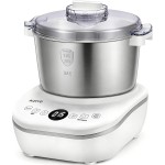 AIZIYO DoughChief, 5.3QT Dough Maker, Dough Mixer with Ferment Function, 304 Stainless Steel Bowl, Removeable lid, Face-up Touch Panel, Electric Dough Proofing Box for Pizza, Bread, Pasta & Mochi