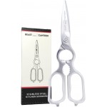 Kitchen Scissors – Heavy-Duty All-Stainless Steel Shears with Forged 3Cr14 Blades, Come-Apart Design, Rust-Resistant Electropolished Finish, Multi-Purpose Nutcracker & Bottle Opener