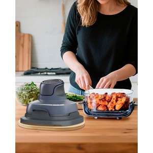 Heat-Resistant Bamboo Trivet for Air Fryers – Non-Slip Countertop Protector，Essential Kitchen Gift for Housewives & Househusbands