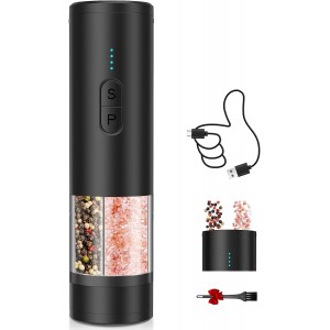 Electric Salt and Pepper Grinder Set 2 i...