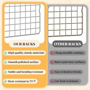 Cooling Racks for Cooking and Baking - 2 PCS 10