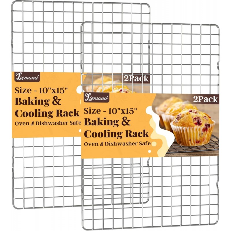 Cooling Racks for Cooking and Baking - 2 PCS 10