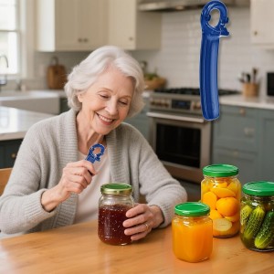 1 Pcs Readaeer Jar Opener for Weak Hand & Seniors with Arthritis (Blue)