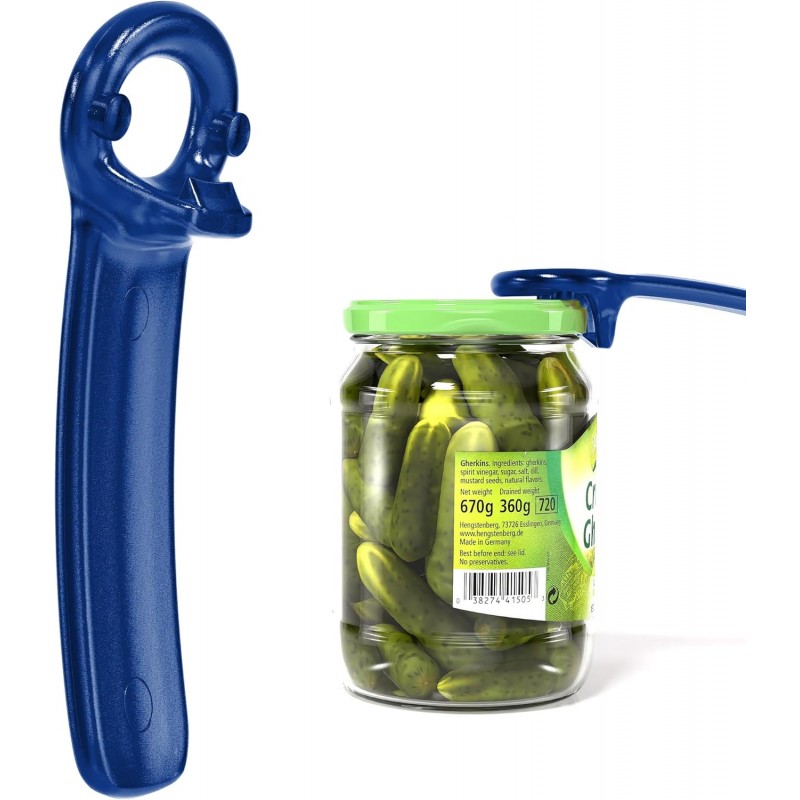 1 Pcs Readaeer Jar Opener for Weak Hand & Seniors with Arthritis (Blue)