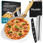 Aluminum Pizza Peel & Rocker Cutter Set (12