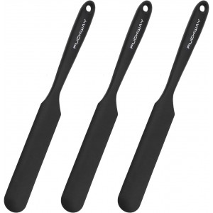 3pcs Silicone Jar Spatulas 10in Long Ski...