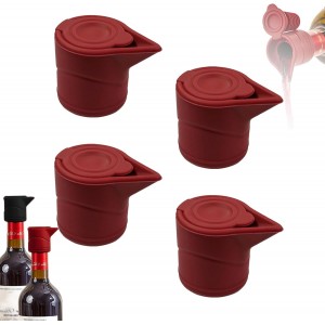Silicone Wine Bottle Stopper, Wine Bottl...