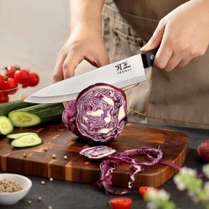 5 Pieces Kitchen knife Set, Knife Set Without Block with Sheathes, Stainless Steel Sharp Blade and Comfortable Handle, Chef Knife Set with Kitchen Scissors and Peeler for Cooking