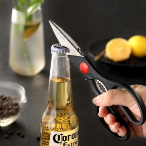 5 Pieces Kitchen knife Set, Knife Set Without Block with Sheathes, Stainless Steel Sharp Blade and Comfortable Handle, Chef Knife Set with Kitchen Scissors and Peeler for Cooking