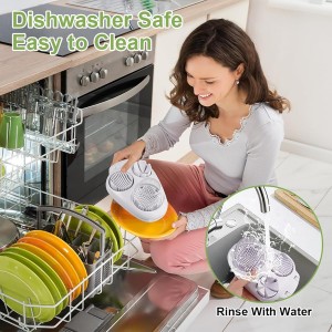 3 in 1 Egg Slicer for Hard Boiled Eggs with Cleaning Brush, Multipurpose 3-Way Cutter with 3 Slice Modes, Heavy Duty, Hard Boiled Egg Cutter & Fruit Slicer, Dishwasher Safe (White)