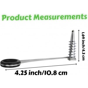 Egg Spiral Slicer for Boiled Eggs, Potato, Tomato, Stainless Steel Spiral Cutter for Vegetables, Cucumbers and Carrots