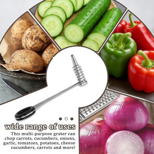 Egg Spiral Slicer for Boiled Eggs, Potato, Tomato, Stainless Steel Spiral Cutter for Vegetables, Cucumbers and Carrots