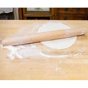 French Rolling Pin,16 Inches Wooden Rolling Pin for Baking,Fondant,Dough Roller for Cookie,Pizza Pie Crust, Pastry, Dough, Essential Kitchen Utensil