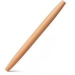 French Rolling Pin,16 Inches Wooden Rolling Pin for Baking,Fondant,Dough Roller for Cookie,Pizza Pie Crust, Pastry, Dough, Essential Kitchen Utensil