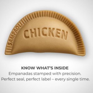 Empanada Stamp Bundle – Set of 3 (Beef, Chicken & Ham & Cheese) – Durable, Food-Safe, Easy to Clean – Made in USA for Perfect Empanadas