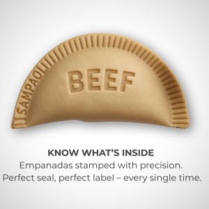 Empanada Stamp Bundle – Set of 3 (Beef, Chicken & Ham & Cheese) – Durable, Food-Safe, Easy to Clean – Made in USA for Perfect Empanadas