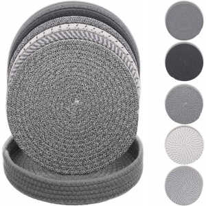 10 Inch Heat Resistant Trivets, 5 Pcs Po...