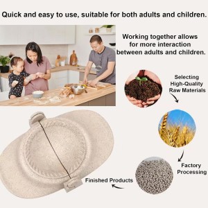 Empanada Maker Press,Dumpling Maker Set with Dough Cutter, Dumpling Mold Set for Pierogi, Pastelitos, Calzone, Turnovers, Chinese Dumpling,Can also be Used as Tortilla Folder,3 Sizes(4