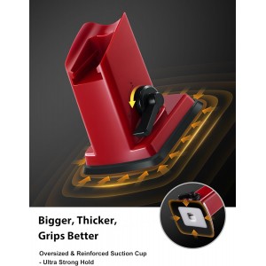 GDL Rotary Cheese Grater Hand Crank - Upgraded Cheese Shredder with 4 Interchangeable Blades, Rotary Grater with Non-slip Suction Base, Easy to Clean Kitchen Grater Slicer Grinder for Vegetable Nuts